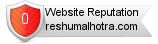 Rating for reshumalhotra.com
